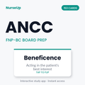NurseUp ANCC FNP-BC Board Prep interactive flashcard study app — 153 cards